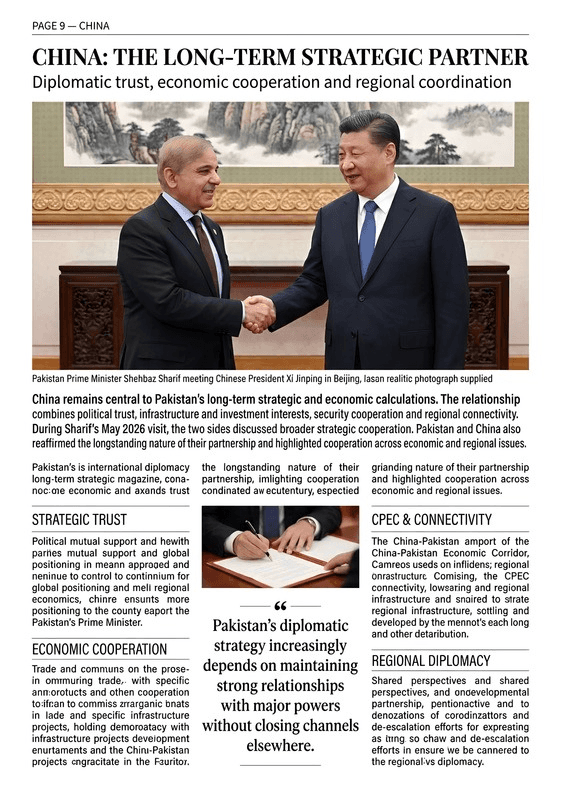 Pakistan Prime Minister Shehbaz Sharif shaking hands with Chinese President Xi Jinping in Beijing.